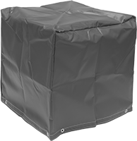 Image of Product. Front orientation. Tarps. Heavy Duty Waterproof Box-Shaped Tarps.