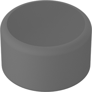 Image of Product. Front orientation. RFID Tag, Adhesive Ready, High Frequency, 8 mm Diameter.