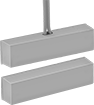 Image of Specification. Style A with Wire Leads. Front orientation. Style A. Magnetic Contact Alarm Switches.