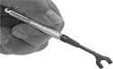 Image of ProductInUse. Front orientation. Open-End Wrenches. Miniature Open-End Wrenches.