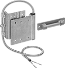 Image of Specification. Style D. Front orientation. Style D. Magnetic Contact Alarm Switches.