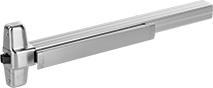 Image of Product. Front orientation. Push Bars. Impact-Resistant Push Bars, For Double/Single Doors.