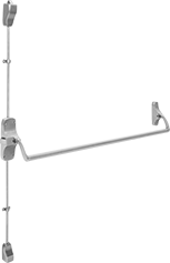 Image of Product. Front orientation. Push Bars. Crossbars, For Double Doors.