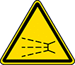 Image of Product. Front orientation. Labels. Vehicle ISO Labels , Merging Lanes Symbol.