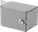 Image of Product. Front orientation. Raceway and Fittings. Outlet Strips Raceway and Fittings, Caps with Knockout.