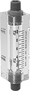 Image of Product. Front orientation. Flowmeters. Flowmeters for Gases, Male.