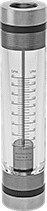 Image of Product. Front orientation. Flowmeters. Flowmeters, Cylindrical Body, Female.