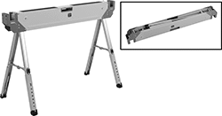 Image of Product. Front orientation. Contains Inset. Sawhorses. Style B.
