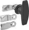 Washdown T-Handle Keyed Alike Cam Locks