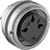 Image of Product. Front orientation. Metric Circular Connectors. M16 Connectors, Female Receptacles.