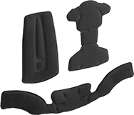 Image of Product. Front orientation. Hard Hats. Rescue Helmets, Replacement Pads.