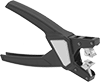 Squeeze-and-Strip Flat Electrical Cable Strippers