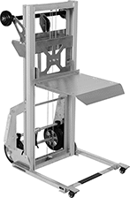 Image of Product. Front orientation. Lift Trucks. Easy-Store Manual Lift Trucks with Platform.