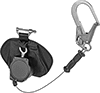 Quick-Stop Retracting Fall-Arrest Lanyards with Anchor