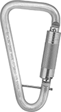 Image of Product. Front orientation. Carabiners. Twist-Locking-Latch Carabiners—Not for Lifting, Style 9.