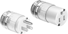 Power-Indicating Straight-Blade Plugs and Sockets