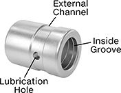 Image of Product. Front orientation. Contains Annotated. Die Bushings. Mold and Die Bushings.