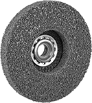 Image of Product. Threaded Arbor Hole. Front orientation. Threaded Arbor Hole. Discs, Surface Conditioning, Long Life, Arbor Mount.