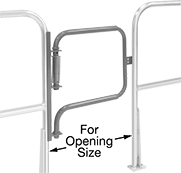 Image of ProductInUse. Style D (Front). Front orientation. Contains Annotated. Safety Gates. Safety Gates , Style D.
