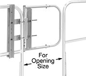 Image of ProductInUse. Style C (Front). Front orientation. Contains Annotated. Safety Gates. Safety Gates , Style C.