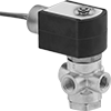Compact Solenoid On/Off Valves with Exhaust Port