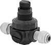 Pressure-Regulating Valves with Push-to-Connect Fittings for Food and Beverage