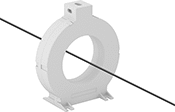 Image of ProductInUse. Front orientation. Current Indicating Rings. Ground-Fault Monitoring Relays.