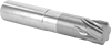 High-Feed Carbide Rounded-Edge Square End Mills 