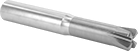 Image of Product. Front orientation. End Mills. High-Feed Carbide Rounded-Edge Square End Mills, 4 Flutes.