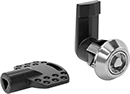 Image of Product. Front orientation. Cam Locks and Latches. Snap-In Triangle-Drive Cam Locks, Style B.