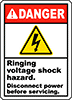 Illustrated Electrical Hazard Labels