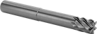 Image of Product. Front orientation. End Mills. Long-Reach Fast-Cut Carbide Square End Mills.