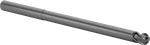 Image of Product. Front orientation. End Mills. Long-Reach Fast-Cut Carbide Ball End Mills, 4 Flutes.