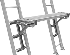 Image of ProductInUse. Front orientation. Ladder Plank Supports.