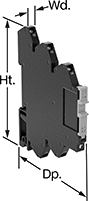Image of Product. Front orientation. Relays. Hazardous Location Relays, Spring-Clamp Terminals.