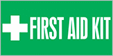 Image of Product. Front orientation. Labels. First-Aid Labels , First Aid Kit.