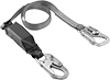 Electrical Arc Flash-Resistant Shock-Absorbing Fall-Arrest Lanyards with Anchor Point