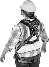 Image of ProductInUse. Back orientation. Fall-Arrest Harnesses. Fall-Arrest Harnesses, Style C.
