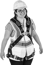 Image of ProductInUse. Front orientation. Fall-Arrest Harnesses. Fall-Arrest Harnesses, Style D.