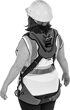 Image of ProductInUse. Back orientation. Fall-Arrest Harnesses. Fall-Arrest Harnesses, Style D.