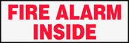 Image of Product. Front orientation. Labels. Fire Equipment Labels , Fire Alarm Inside.
