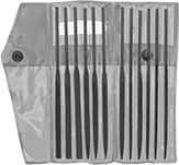 Image of Product. Front orientation. Files. Economy Needle File Sets, 12 Pieces.