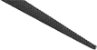 Image of Specification. Front orientation. ZoomedIn view. Round. Bend-and-Stay Needle Files, Tapered File.