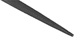 Image of Specification. Front orientation. ZoomedIn view. Square. Bend-and-Stay Needle Files, Tapered File.