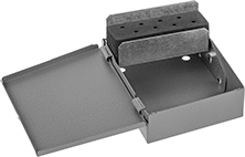 Image of Product. Front orientation. Bur Organizers. Steel Case.
