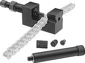 Image of ProductInUse. Front orientation. Roller Chain Breaker/Riveters.