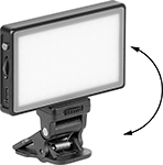 Image of Product. Front orientation. Contains Annotated. Web Conferencing Lights. Clip On.