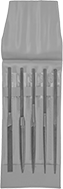 Image of Product. Front orientation. Files. Precision File Sets, 5 Pieces.