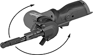 Image of Product. Front orientation. Contains Annotated. Milwaukee Sanders. Cordless Narrow-Belt Sanders.