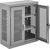 Image of Product. Front orientation. Cabinets. Ventilated Wall-Mount Shelf Cabinets.